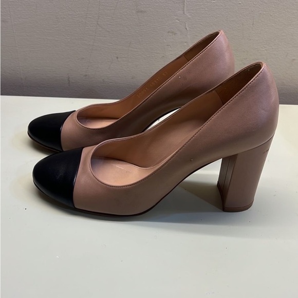 Gianvito Rossi MADE IN ITALY Black and Tan Heels Timeless Elegance - Picture 7 of 7